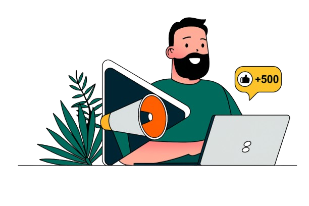 Astronaut working on laptop